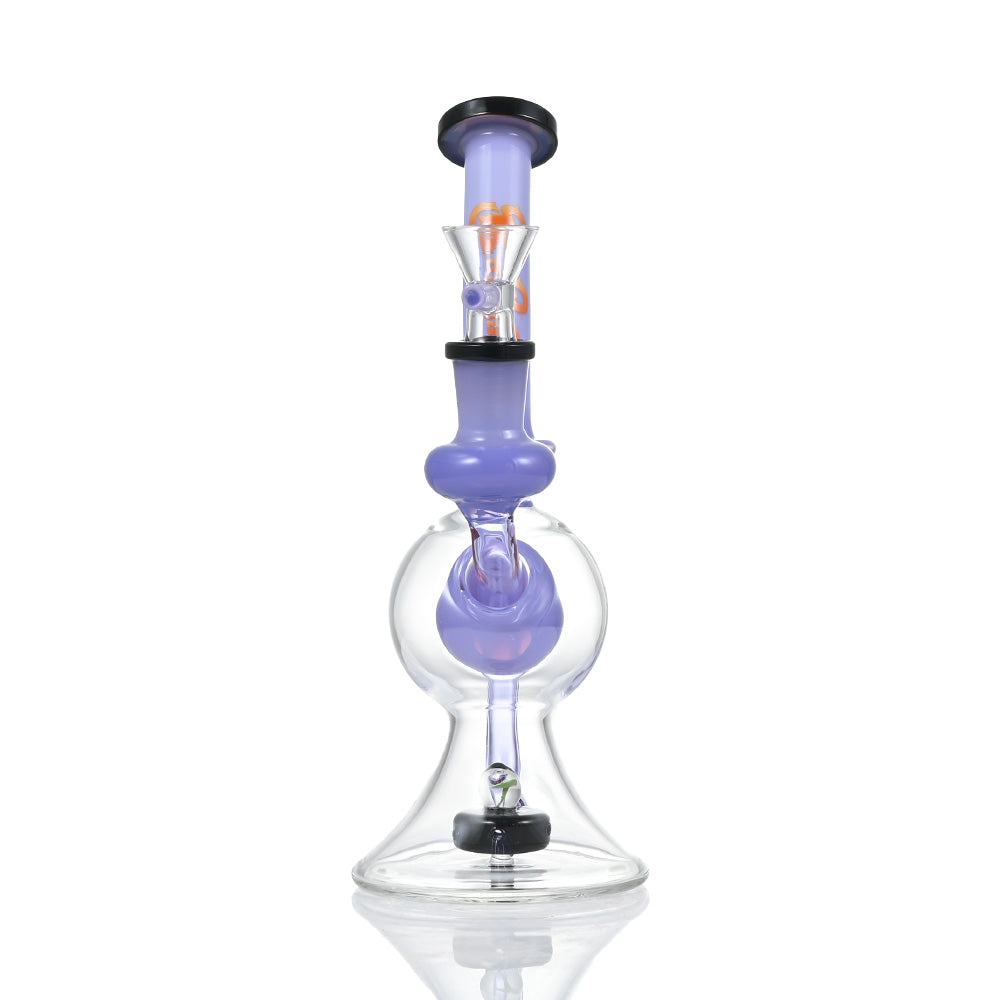 Hipster Orb-Base Recycler Glass Bong ZL16