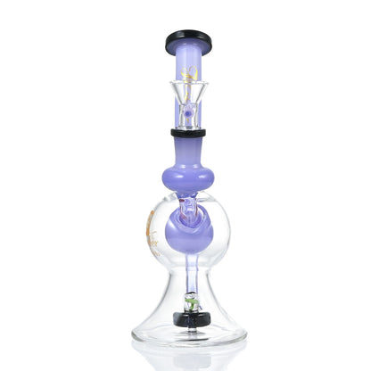 Hipster Orb-Base Recycler Glass Bong ZL16