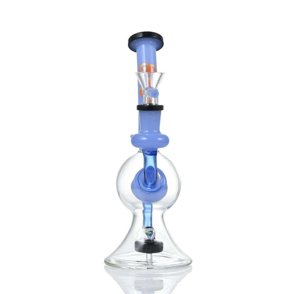 Hipster Orb-Base Recycler Glass Bong ZL16