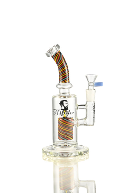 USA Barber Pole Straight Tube – 8" ZY001