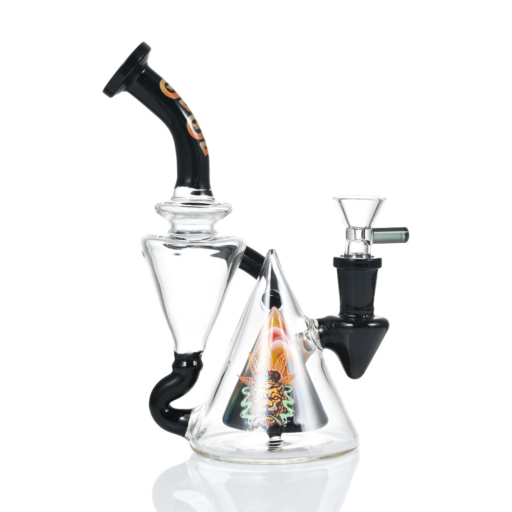 Hipster – 7.5" Tentacle Perc Glass Bong ZY013