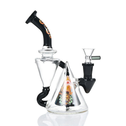 Hipster – 7.5" Tentacle Perc Glass Bong ZY013