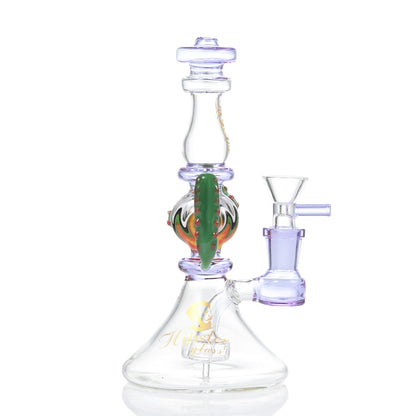 Hispter– 7.5" Cactus Glass Rig ZY014