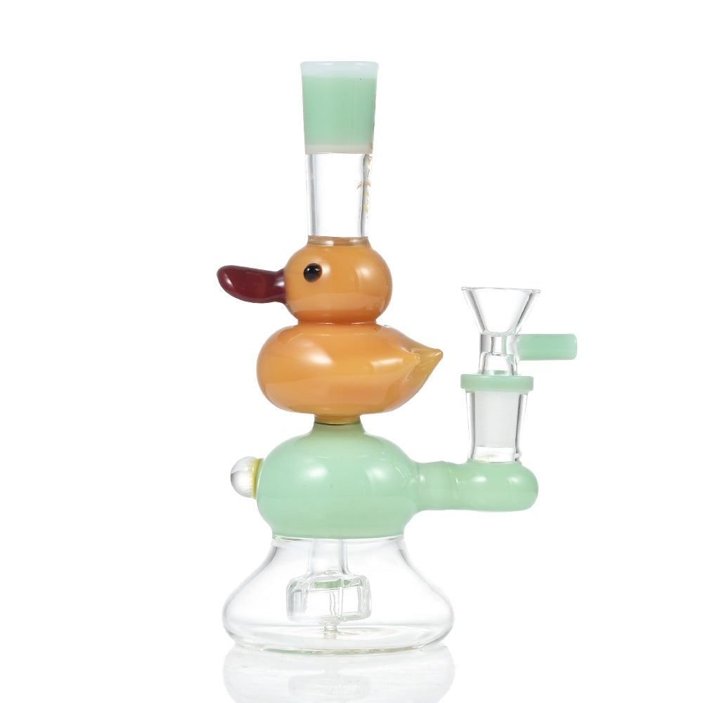 Hipster Rubber Duck Glass Bong ZY015