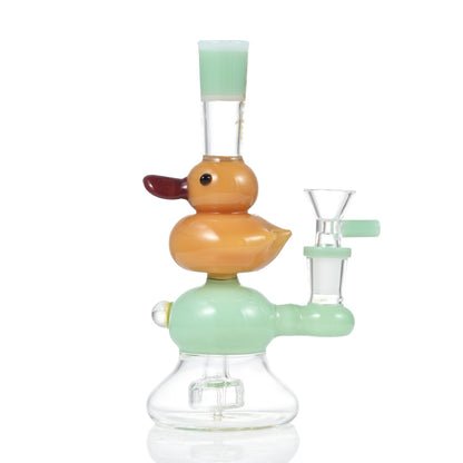 Hipster Rubber Duck Glass Bong ZY015