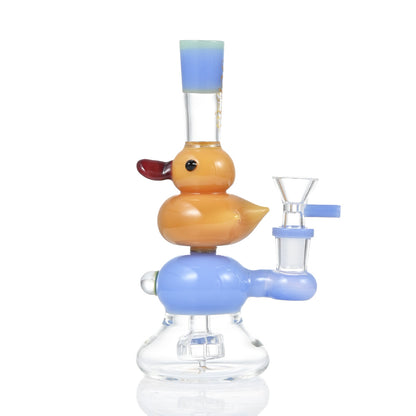 Hipster Rubber Duck Glass Bong ZY015