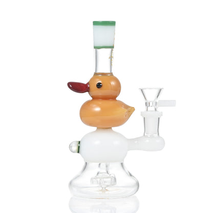 Hipster Rubber Duck Glass Bong ZY015