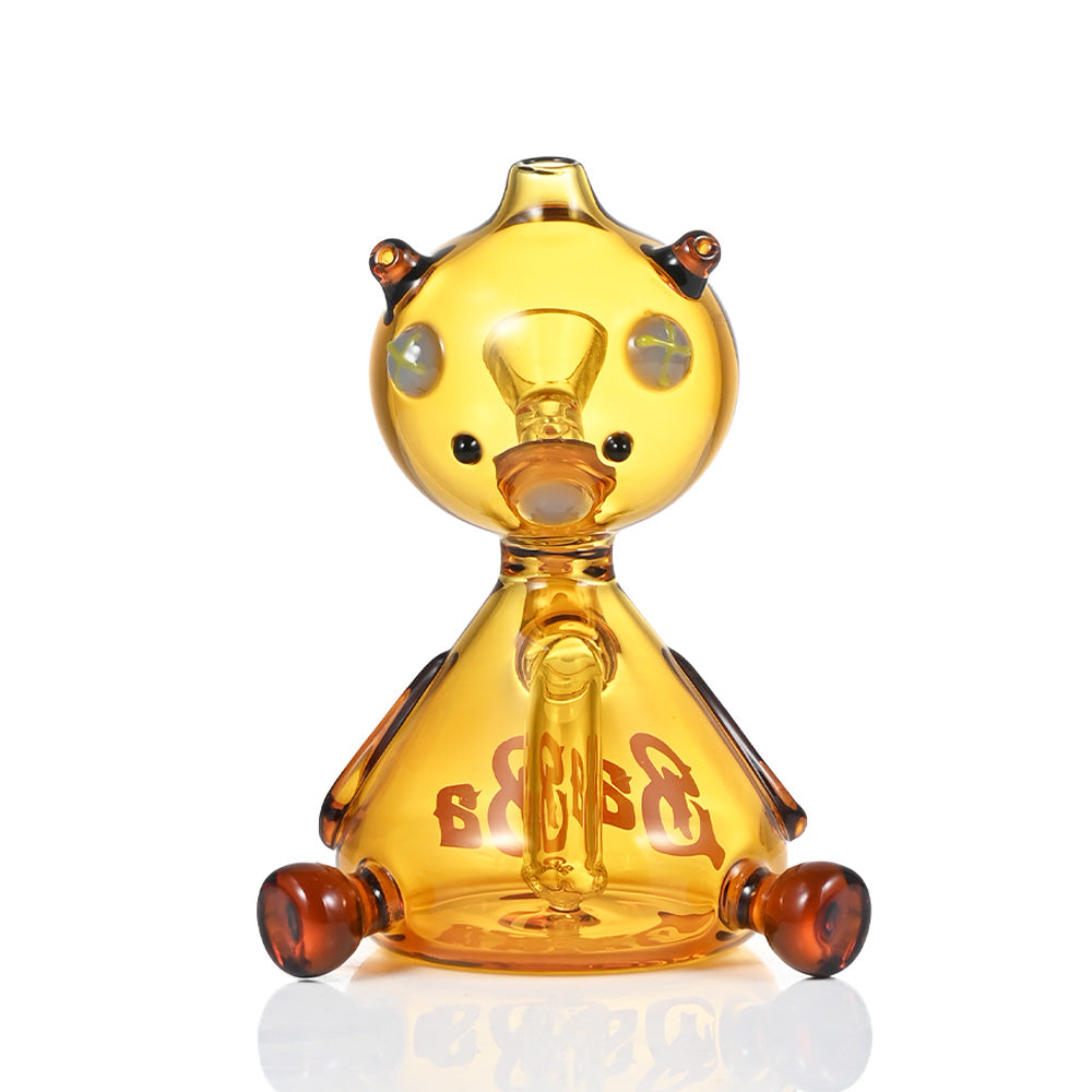 Hispter 6" Cartoon Bear Glass Rig ZY017