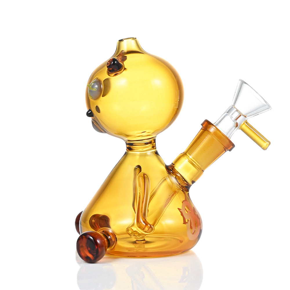 Hispter 6" Cartoon Bear Glass Rig ZY017