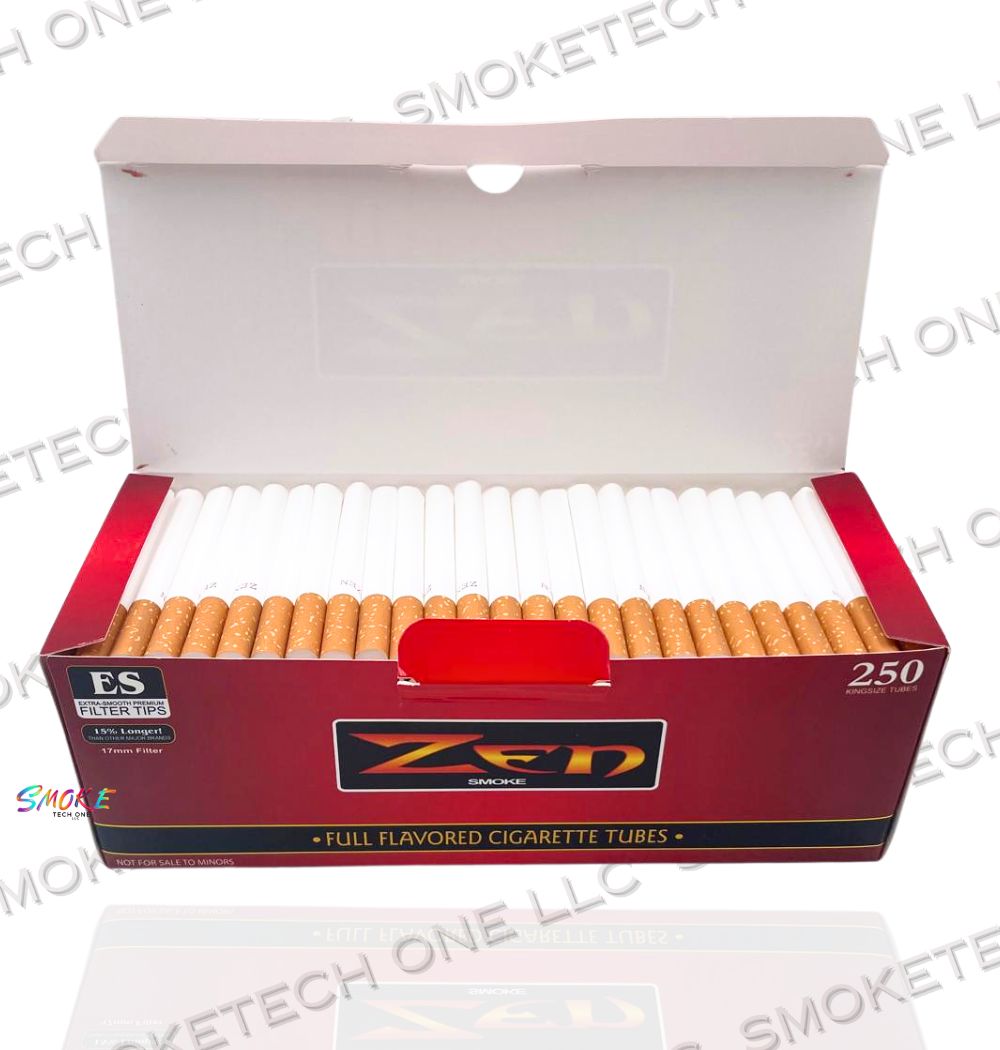 Zen King Size Cigarette Tubes – Full Flavored (250 Count Box)