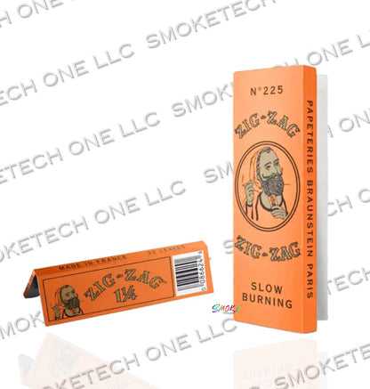 Zig-Zag French Orange 1 1/4 Rolling Papers