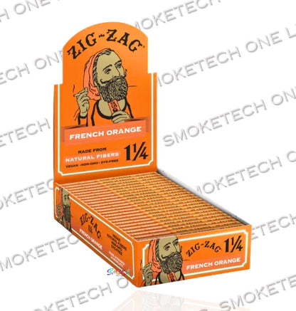 Zig-Zag French Orange 1 1/4 Rolling Papers