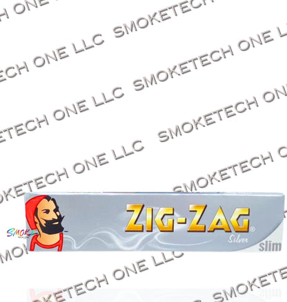 Zig-Zag Rolling Paper King Size (Silver)