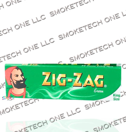 Zig-Zag Rolling Paper King Size (Green)