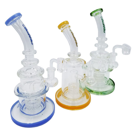Hipster Recycler Rig Bulge Perc BA-037 - Smoke Tech One LLC