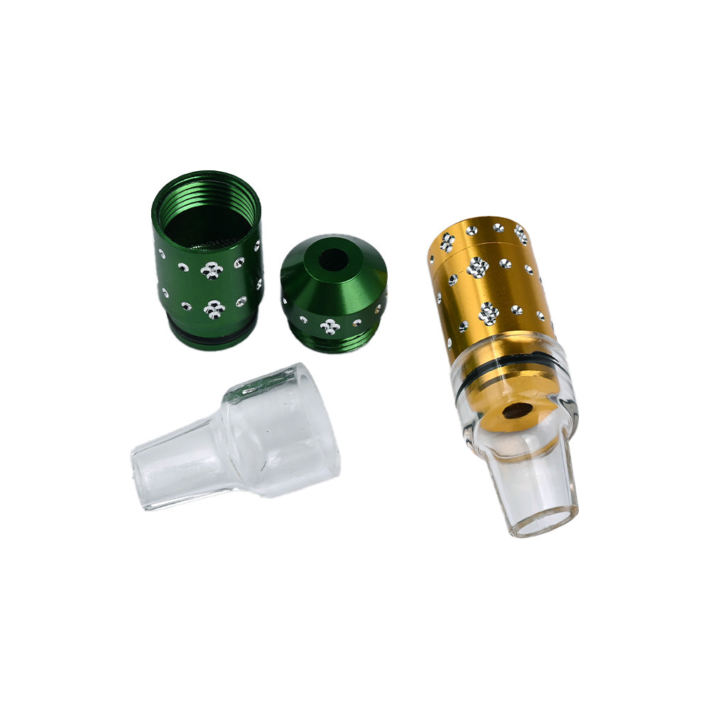 Bullet pipe with an acrylic mouthpiece TO-009 - Smoke Tech One LLC
