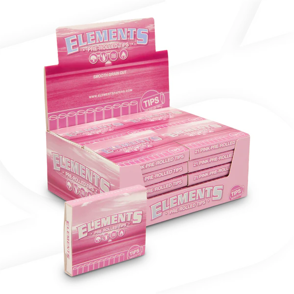 Elements Pre-Rolled Tips Pink