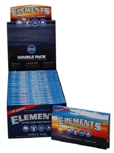 Elements Ultra Thin Rice Rolling Papers Single Wide