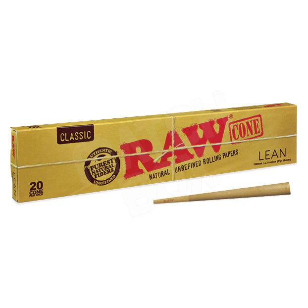 RAW Classic Lean Cones - 20 Pack