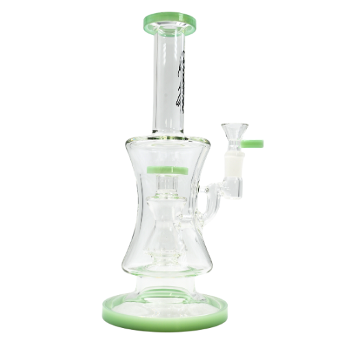 Hourglass Percolator Glass Bong