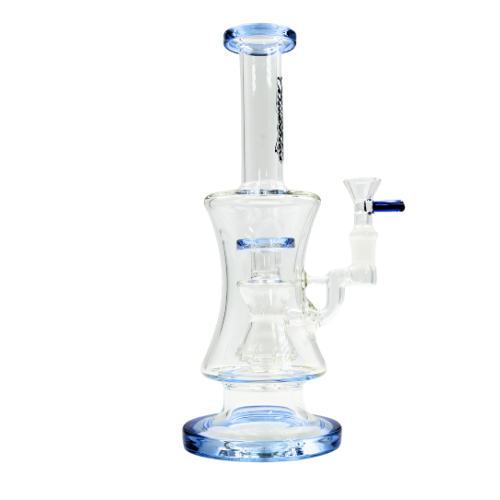 Hourglass Percolator Glass Bong