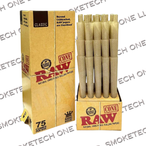 RAW Classic Cones- 75 Pack