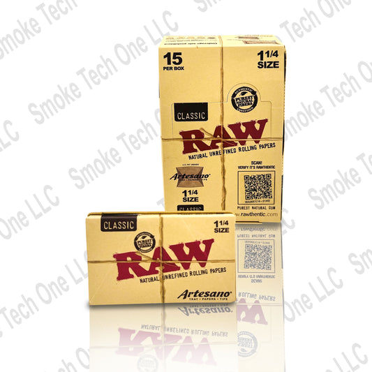 RAW Classic Artesano 1 1/4 Rolling Papers