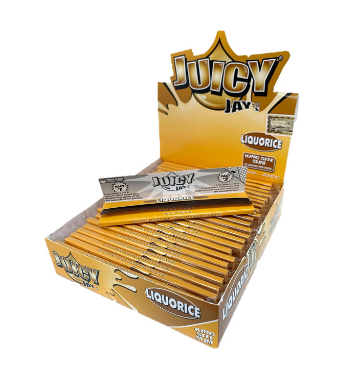 Juicy Jay’s Rolling Papers – Liquorice – King Size